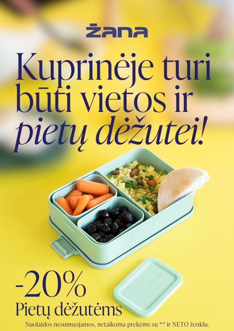 Pietų dėžutėms -20%