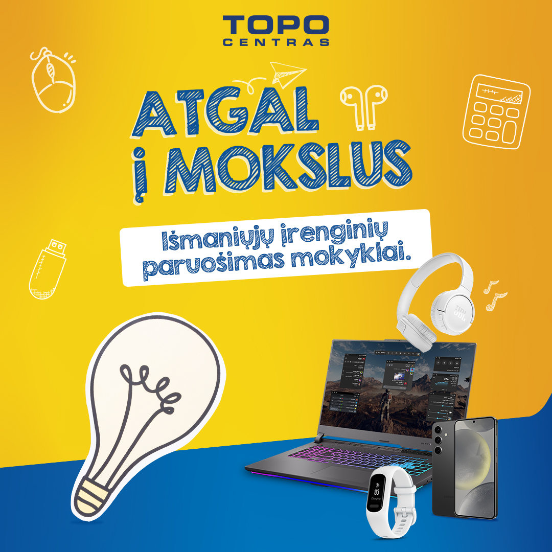 Topo Centro išmanieji įrenginiai mokyklai