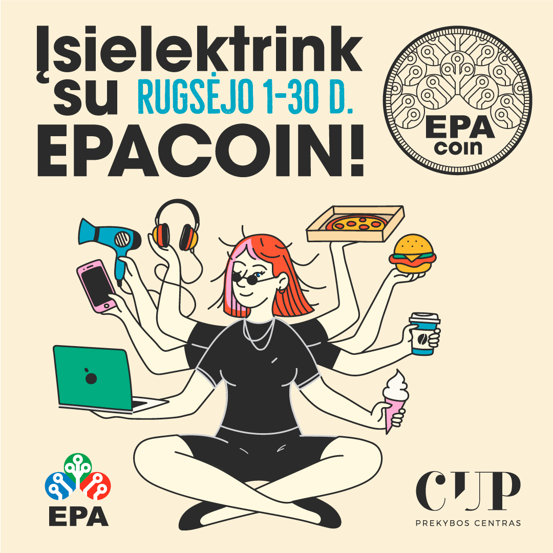 Įsielektrink su EPAcoin!