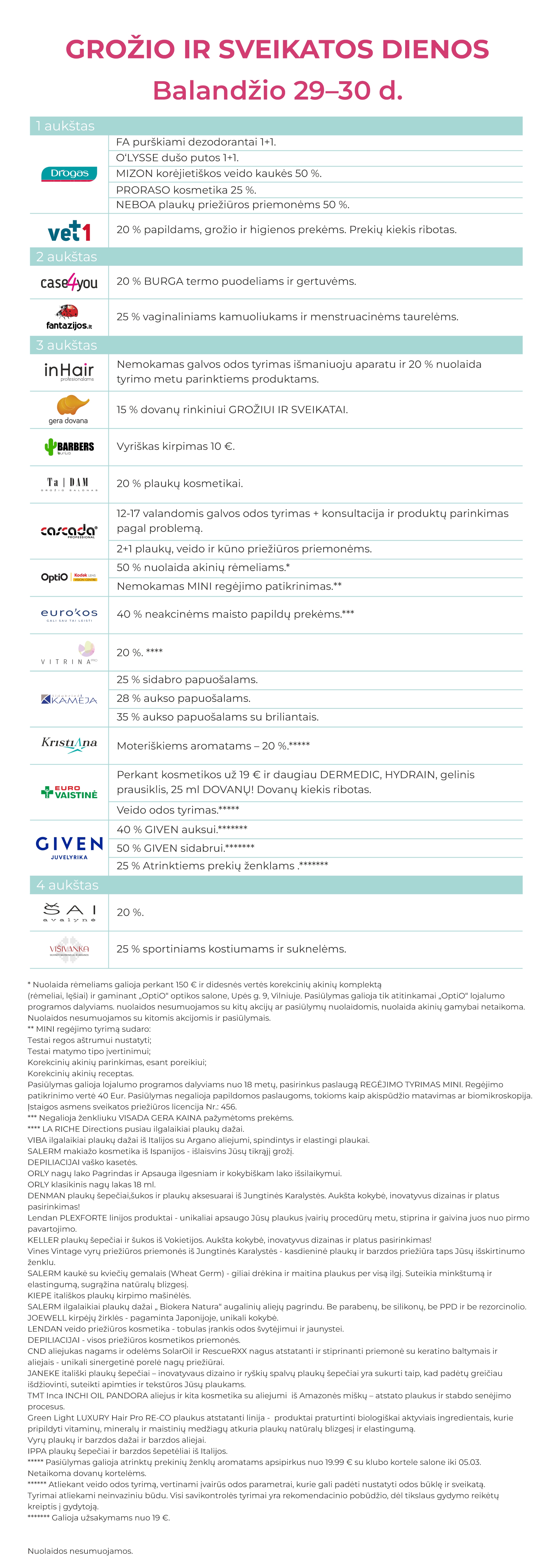 Grožio ir sveikatos dienos