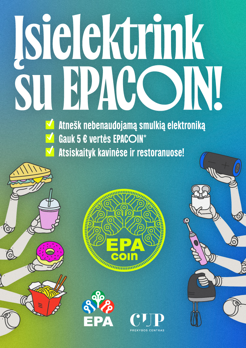 Akcija „ĮSIELEKTRINK SU EPAcoin!“