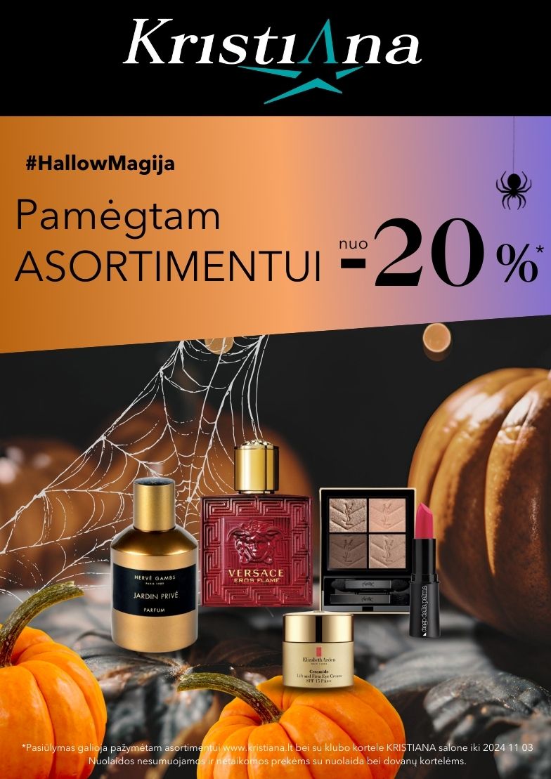 Asortimentui nuo – 20 %*