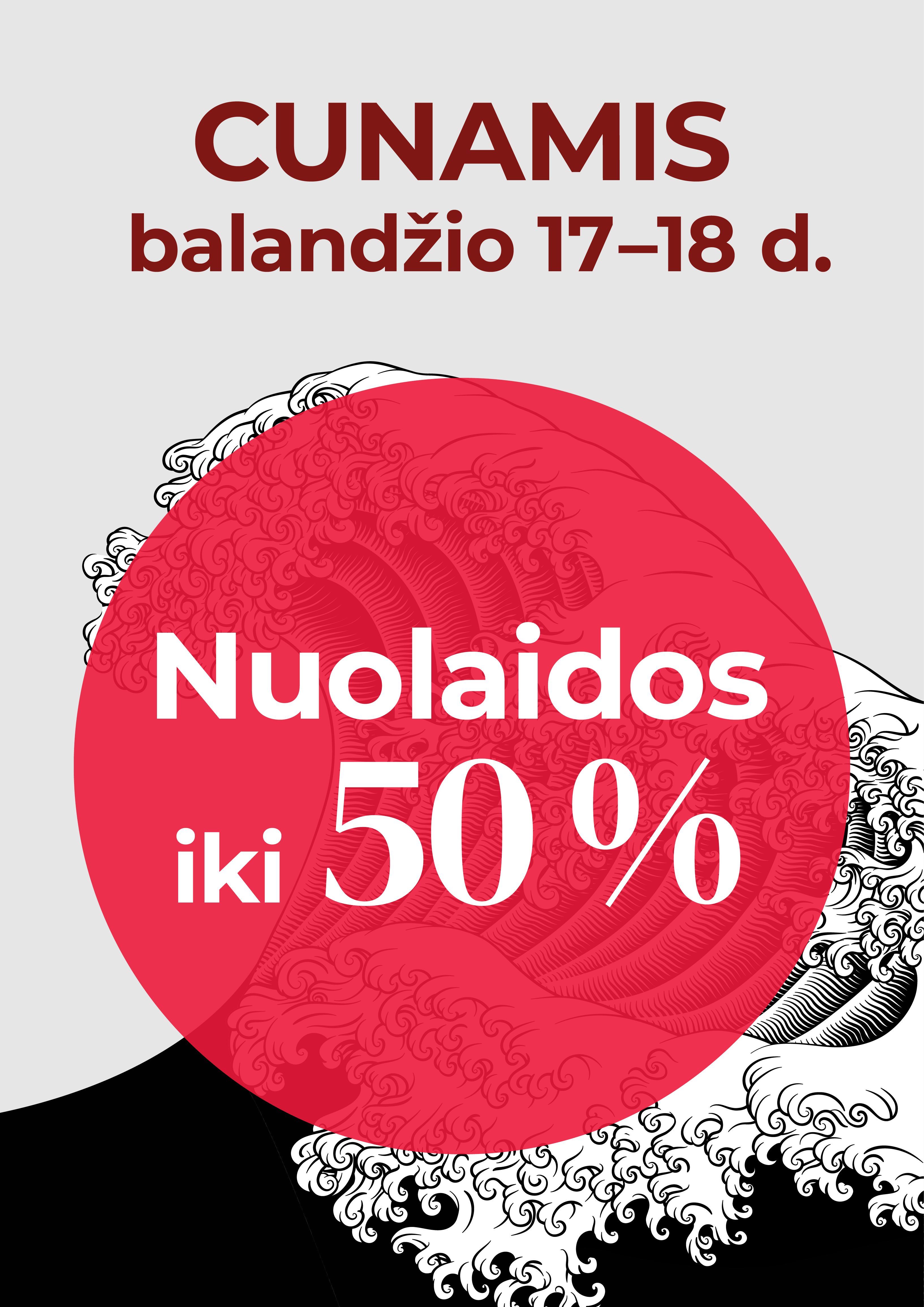 Nuolaidų Cunamis!