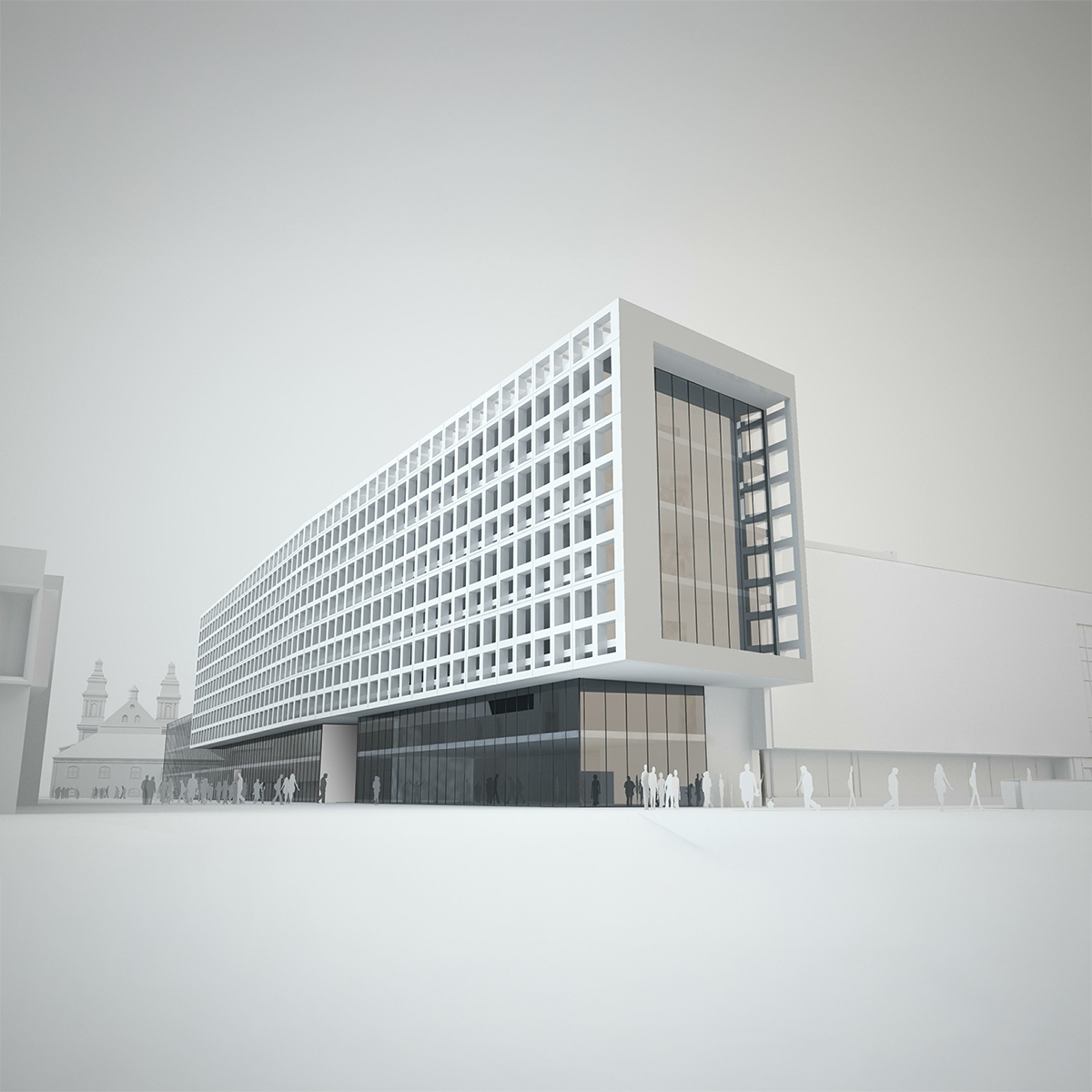 Upcity Overall Business Centre Rendering