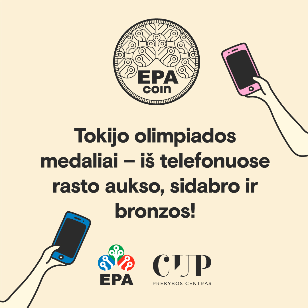 Olimpiniai medaliai iš telefonų!