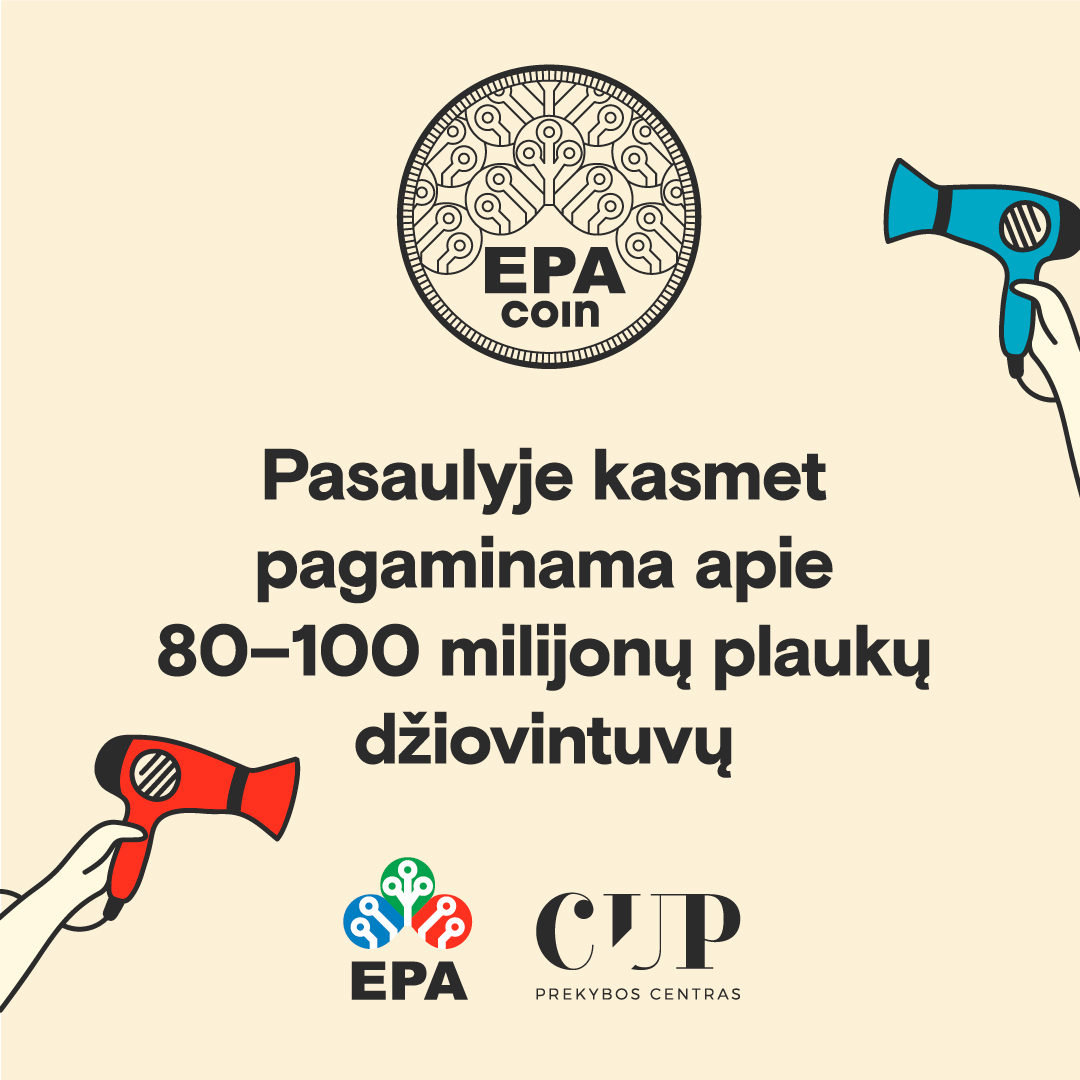 Kiek pagaminama plaukų džiovintuvų?