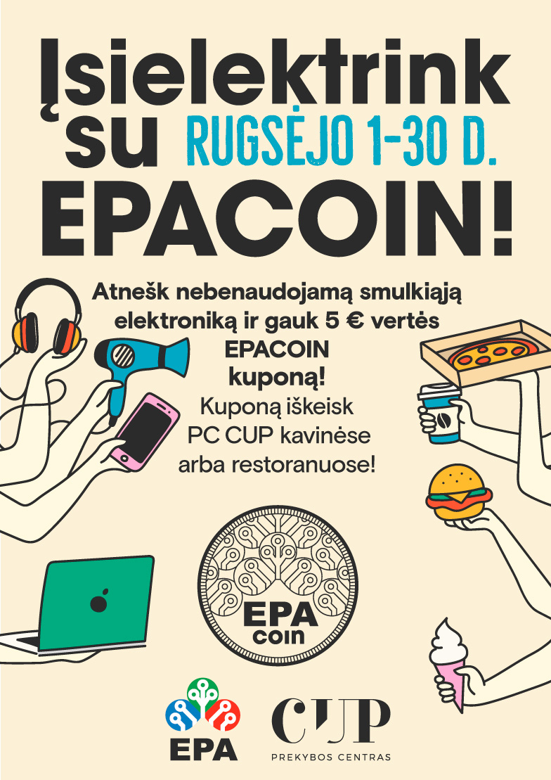 Įsielektrink su EPACOIN!