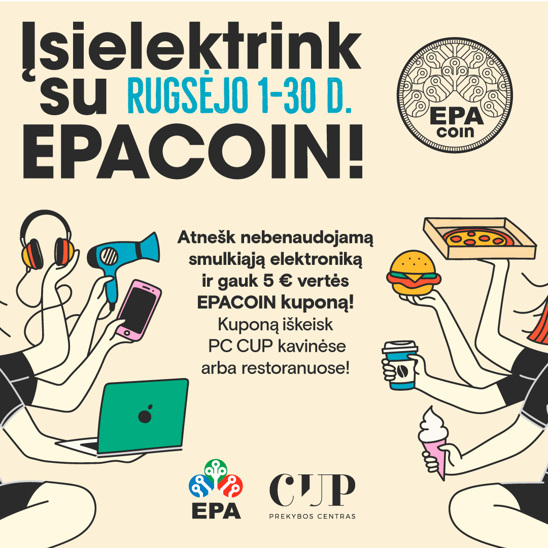 Įsielektrink su EPACOIN!