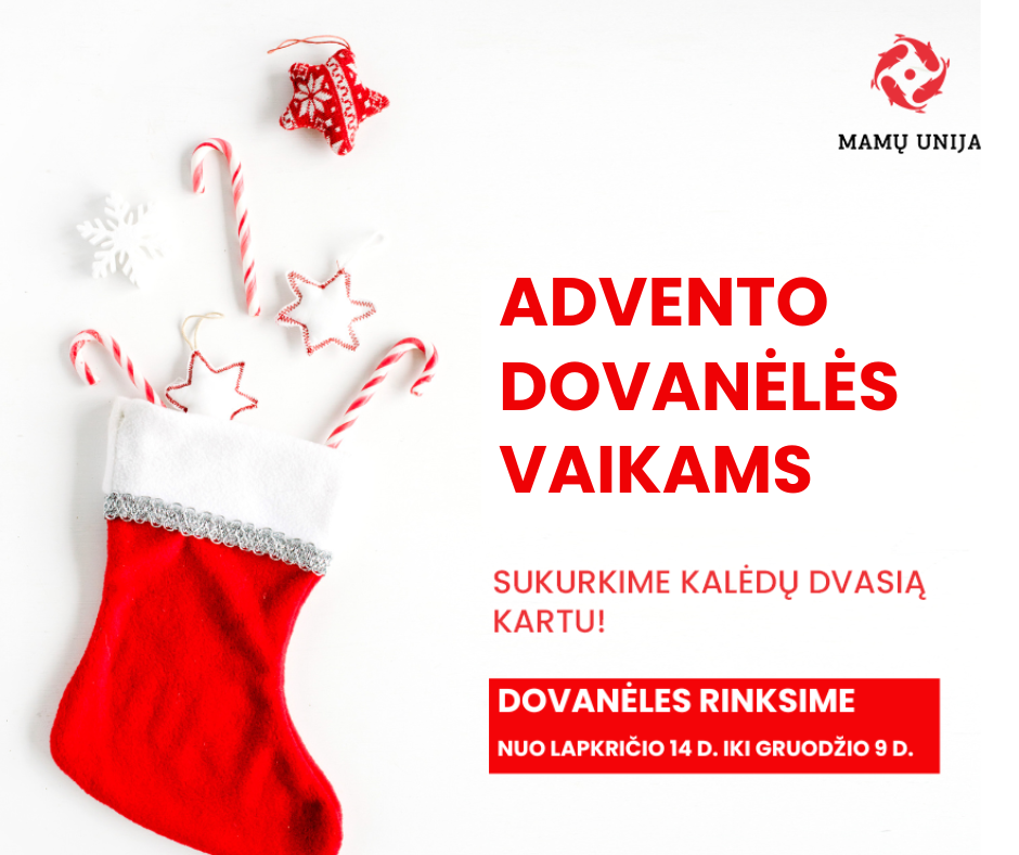 Mamų unijos advento dovanėlės vaikams!