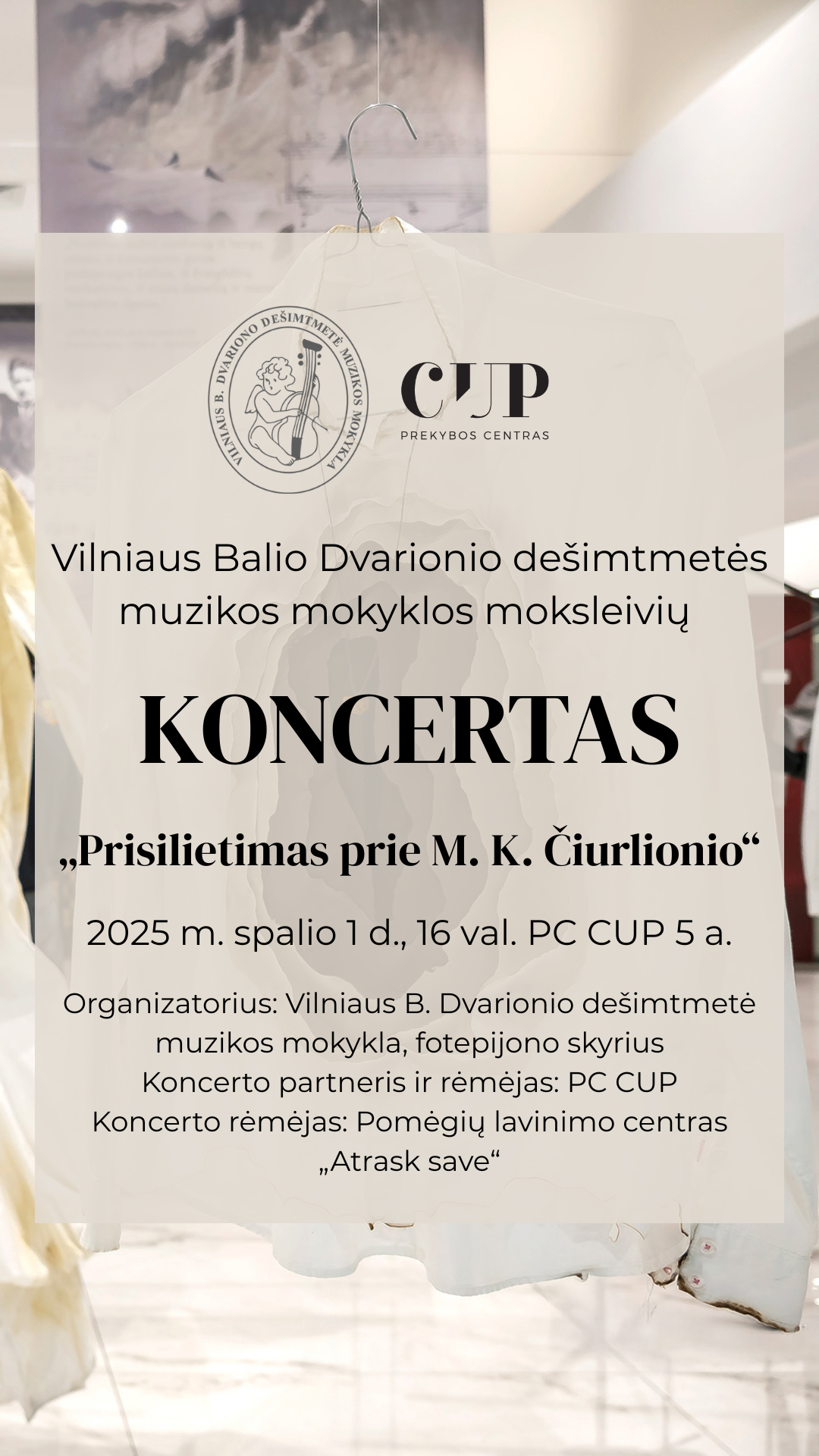 Kviečiame į koncertą!