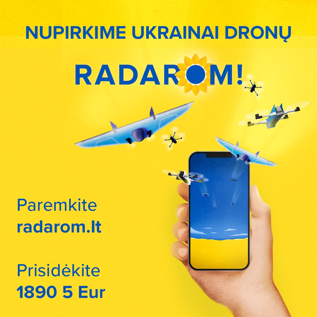 Jau trečią kartą – RADAROM!