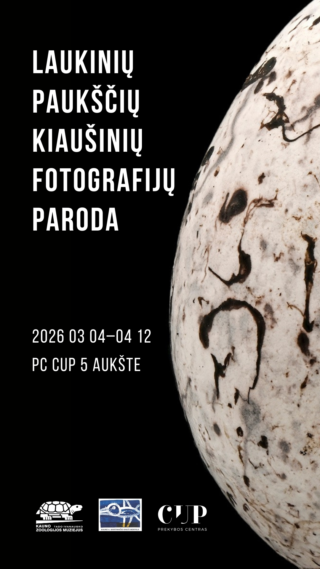 Kviečiame į laukinių paukščių kiaušinių fotografijų parodą!