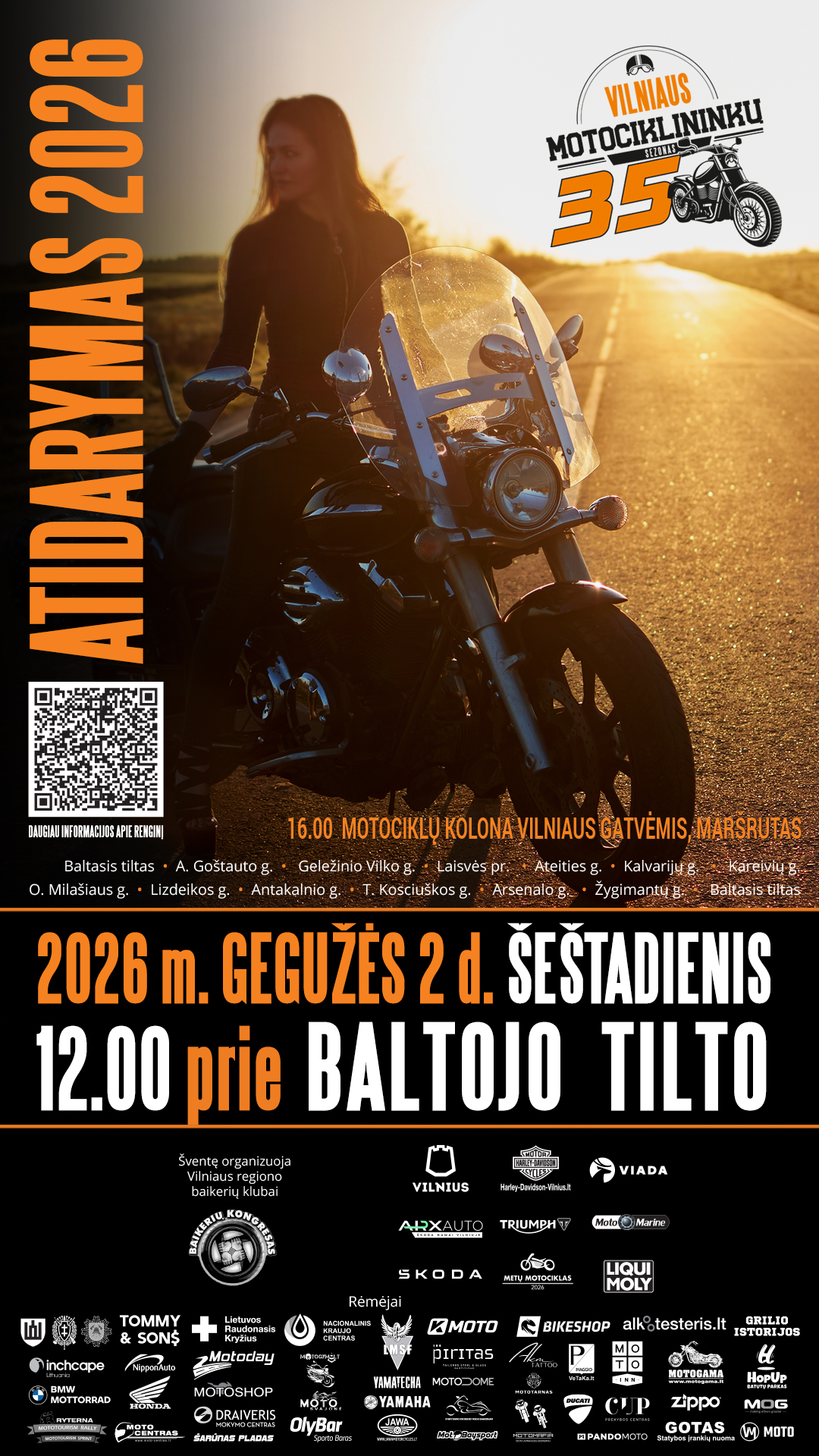 Motociklininkų sezono atidarymas