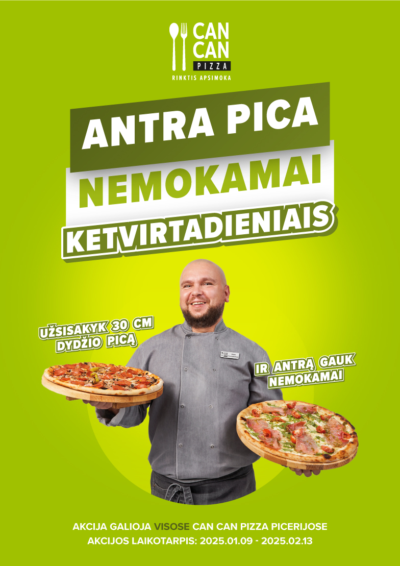 Can Can Pizza - rinktis apsimoka!