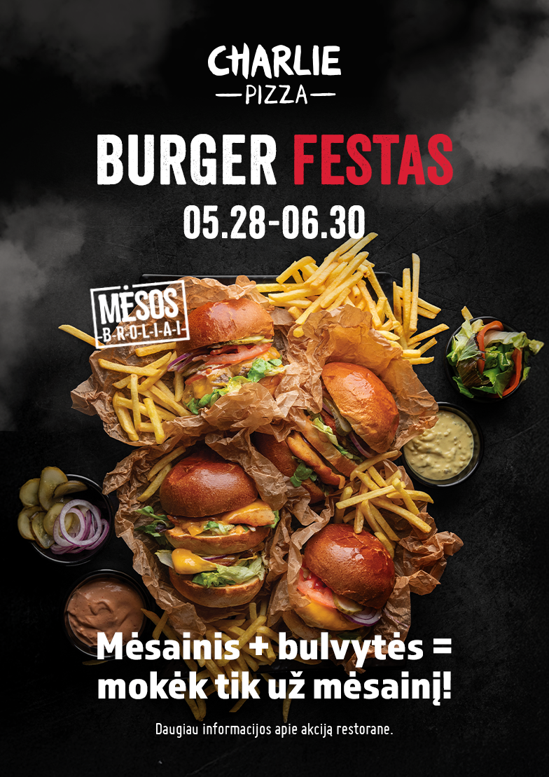 Charie pizza „BURGER FESTAS“