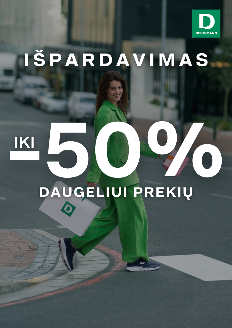 IKI -50% NUOLAIDOS