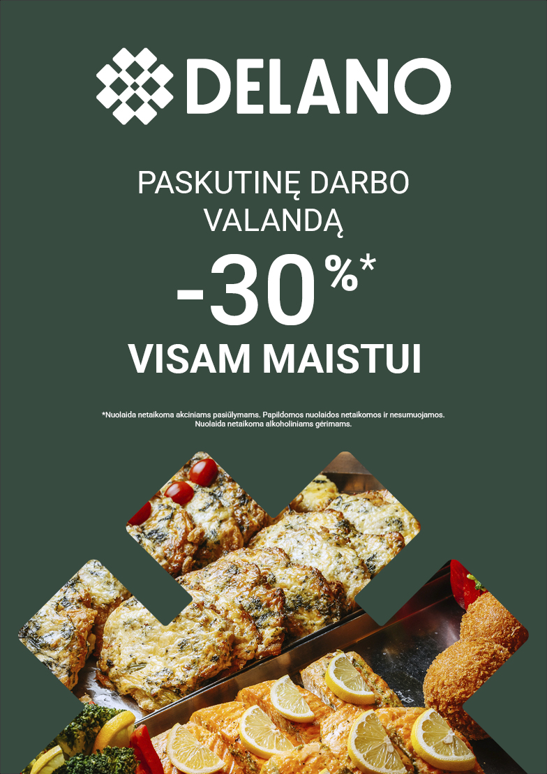 Vakaro skoniai dar patrauklesne kaina!