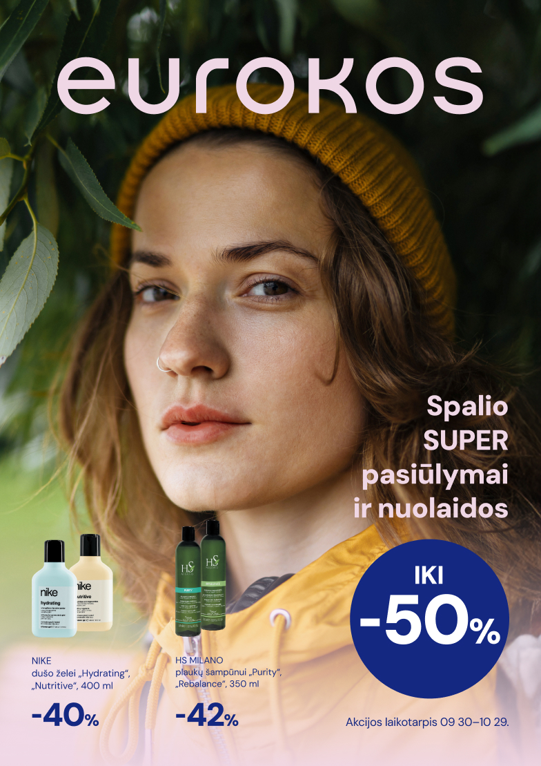 Spalio SUPER pasiūlymai ir nuolaidos!