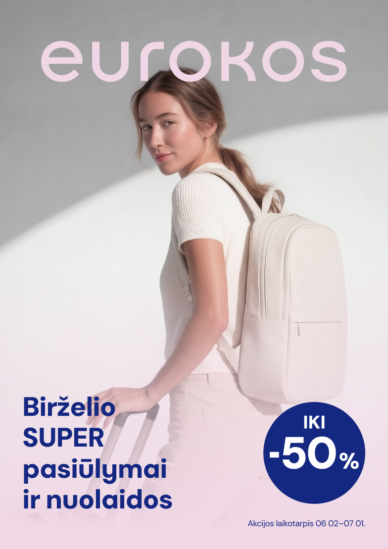 Birželio SUPER pasiūlymai ir nuolaidos iki –50 %!