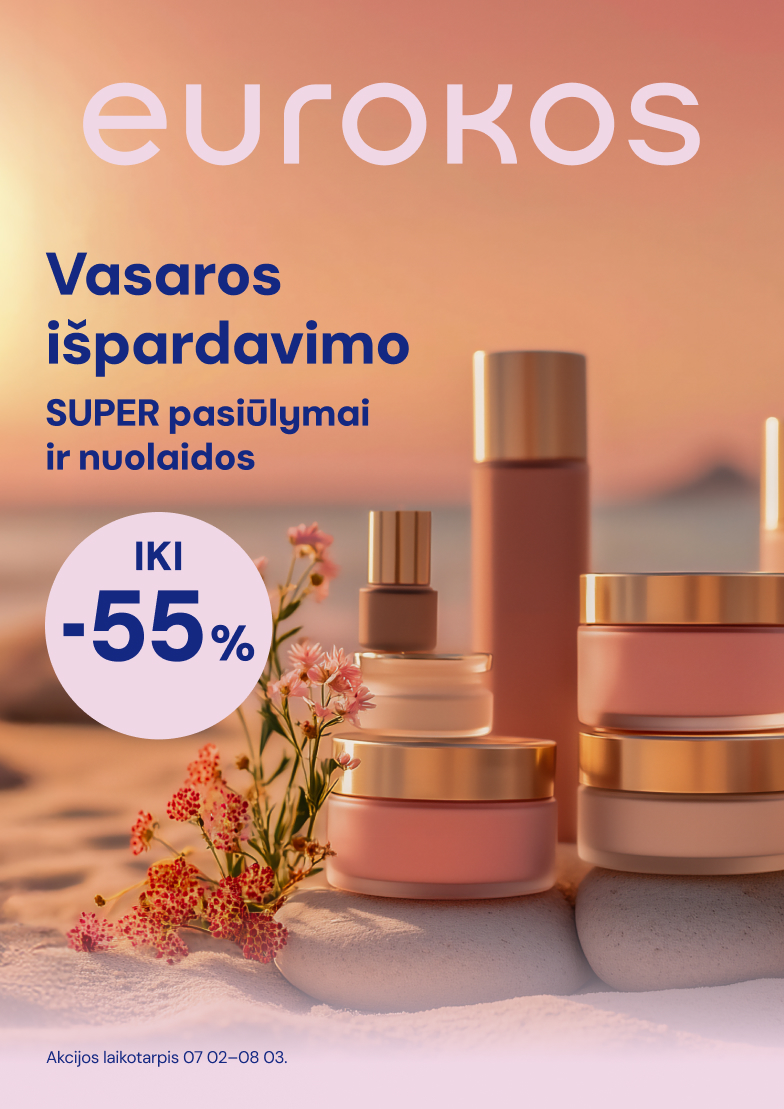 Vasaros išpardavimo SUPER pasiūlymai ir nuolaidos iki –55 %!