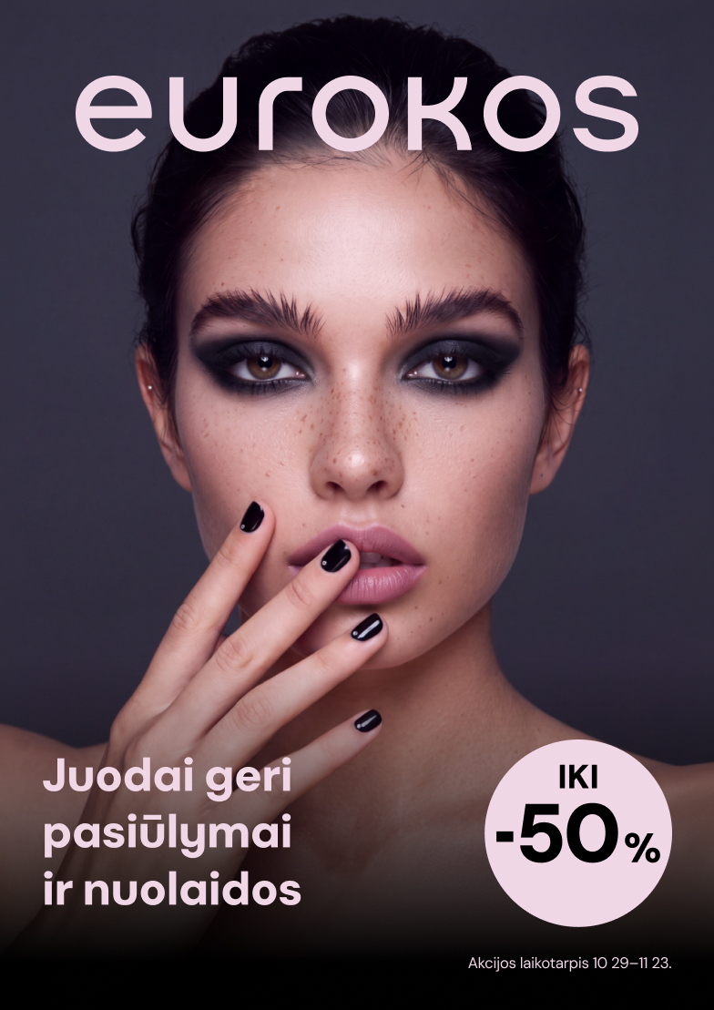 Juodai geri pasiūlymai ir nuolaidos iki –50 %!