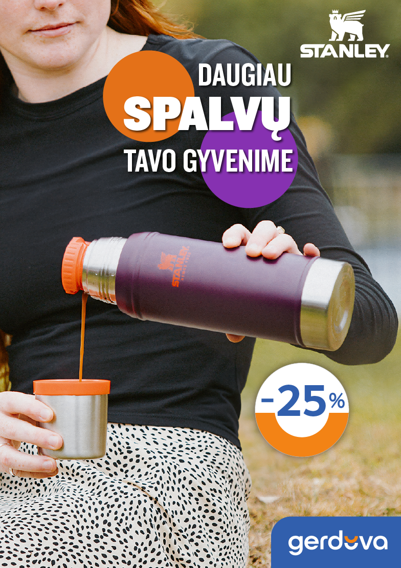 Daugiau spalvų tavo gyvenime. Nuolaidos iki -25%