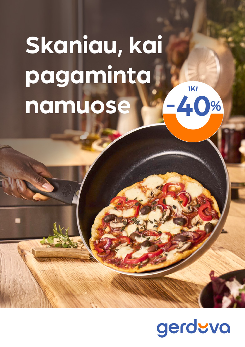 Skaniau, kai pagaminta namuose! Keptuvėms iki -40%