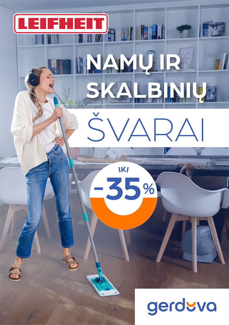 Namų ir skalbinių švarai! Iki -35%