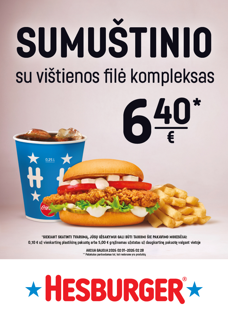 Sumuštinio su vištienos filė kompleksas 6,40 eur.*