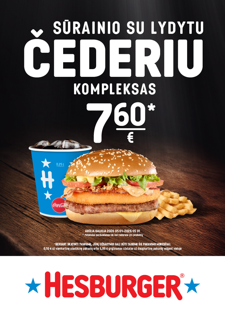 Sūrainio su lydytu čederiu kompleksas 7.60 Eur.*