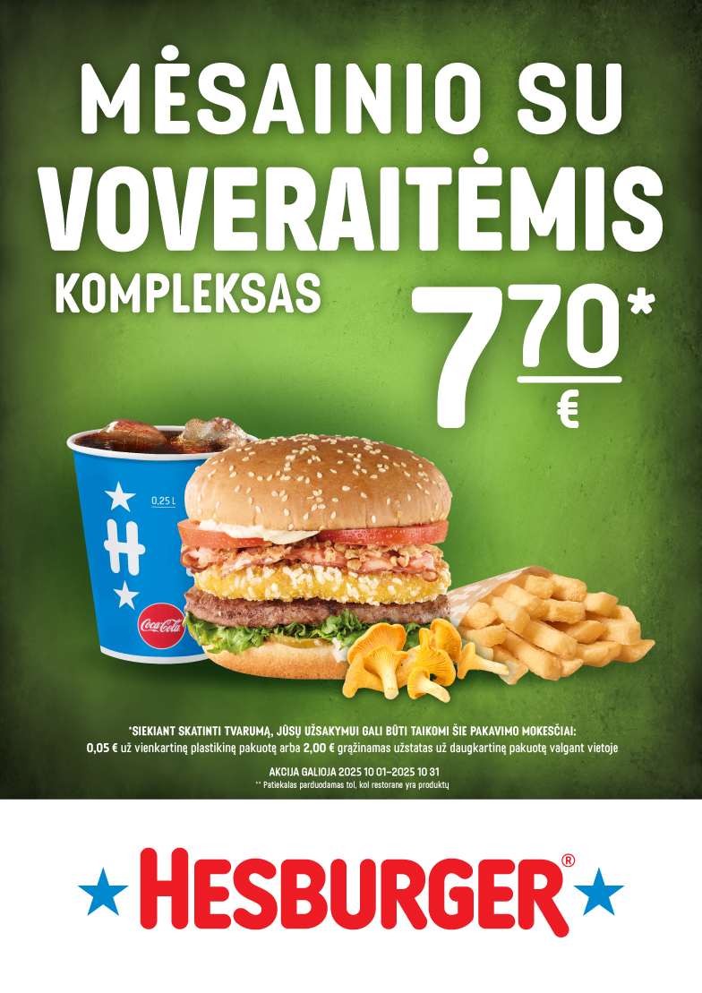 Mėsainis su voveraitėmis
