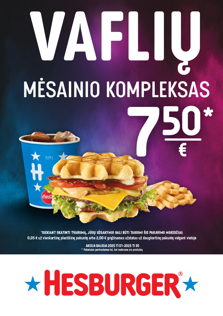 Hesburger lapkričio mėnesio pasiūlymai