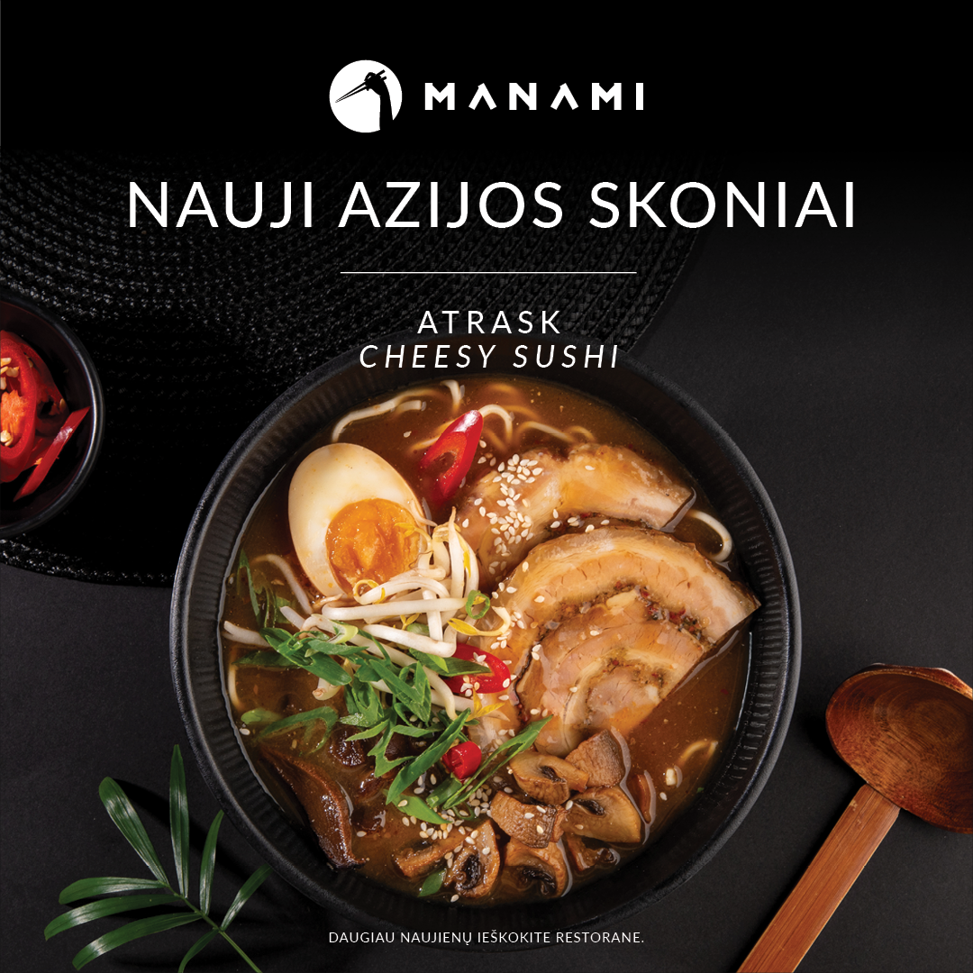 NAUJASIS „MANAMI“ MENIU – ATRASKITE NAUJUS FAVORITUS!