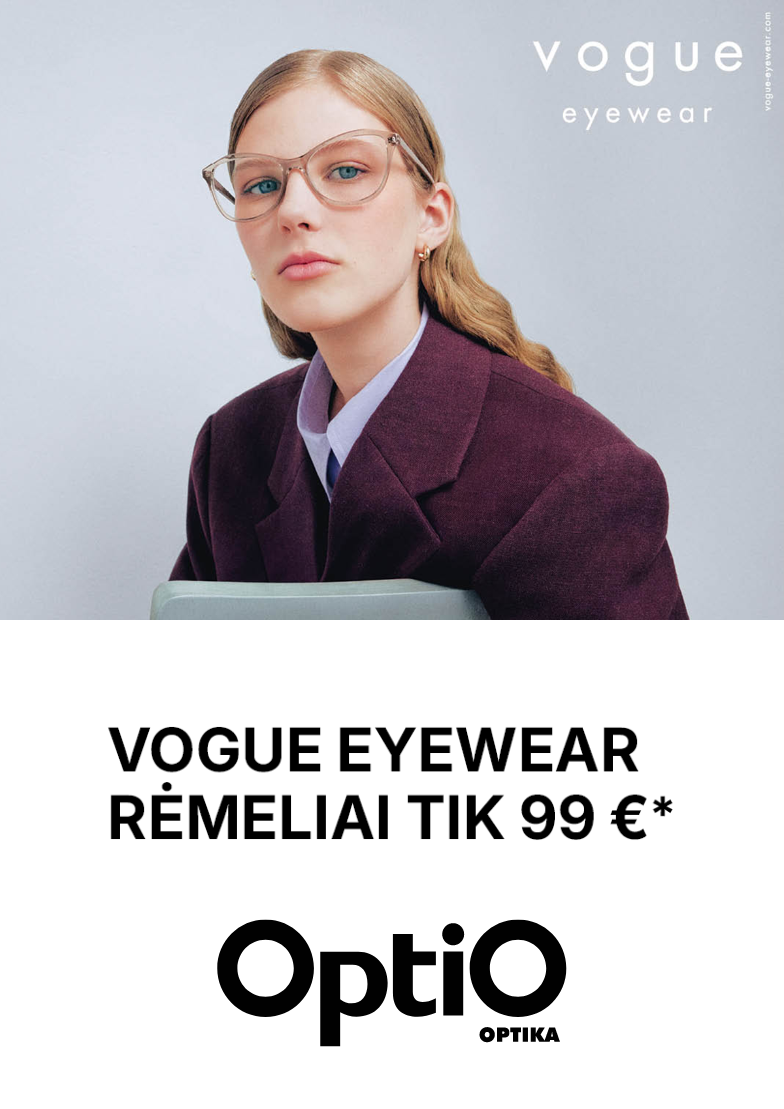 VOGUE rėmeliai tik 99 Eur*