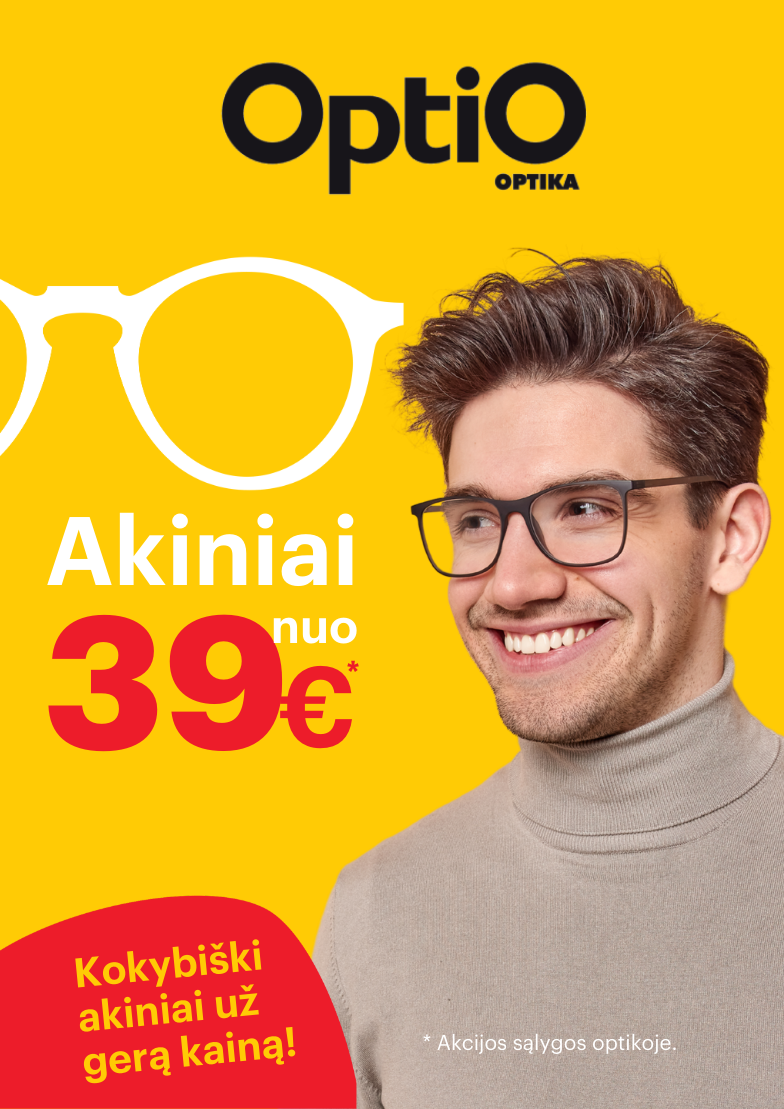 OPTIO optikoje – išskirtinė kaina korekciniams akiniams.