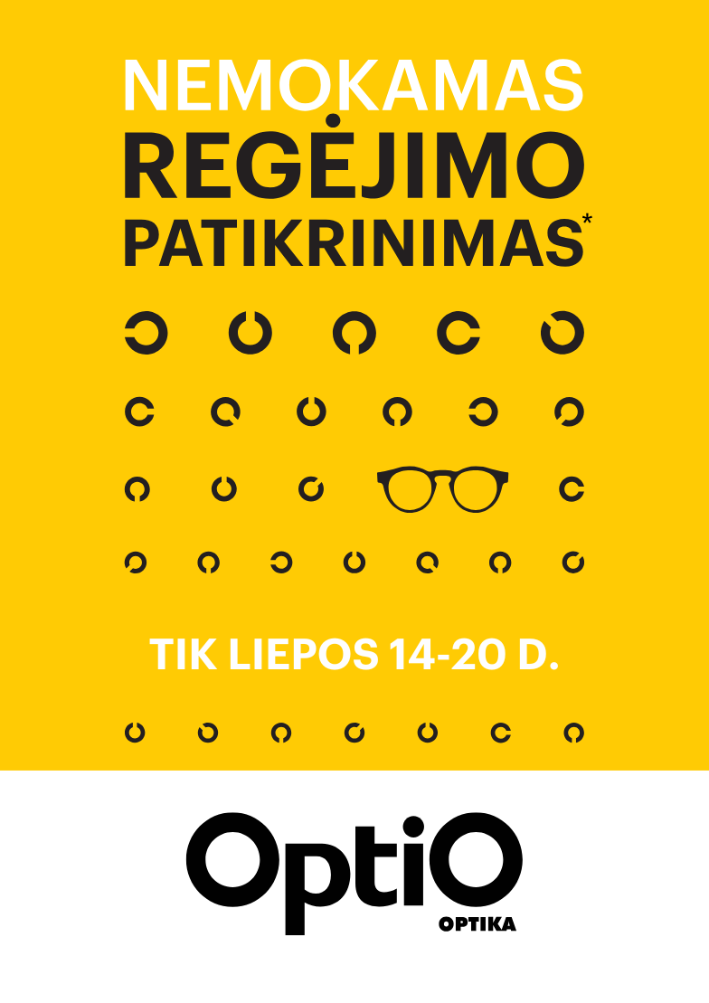 Nemokamas regėjimo patikrinimas!