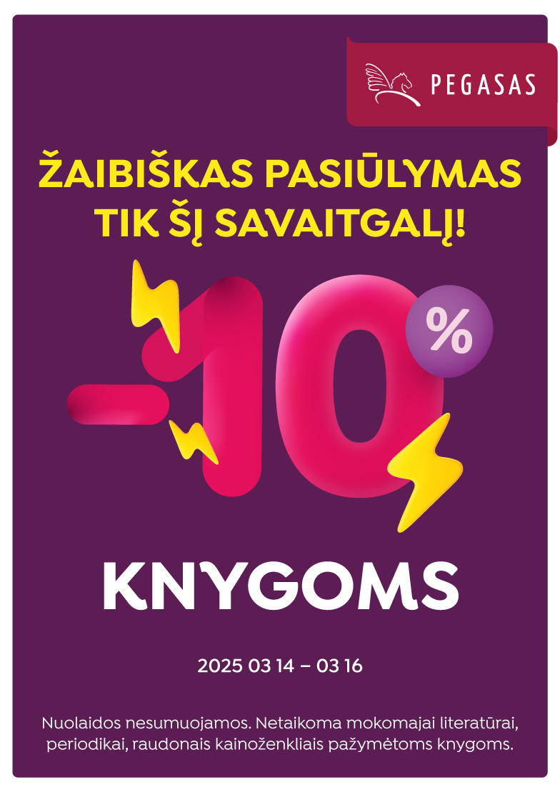 Tik šį savaitgalį - 10% nuolaida knygoms!