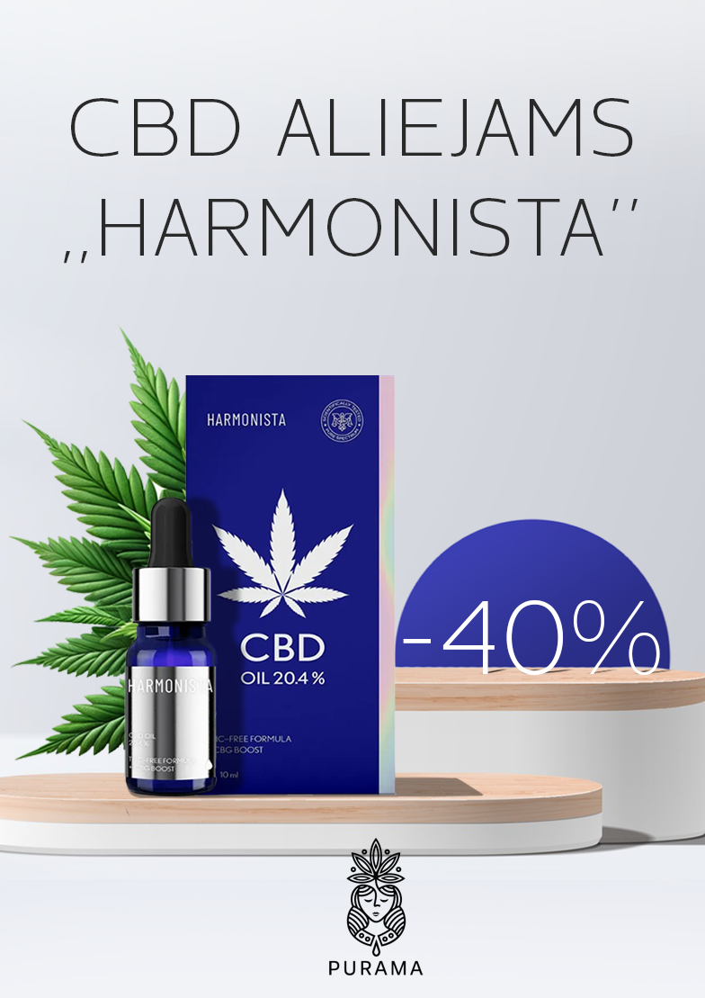 CBD aliejams HARMONISTA –40%