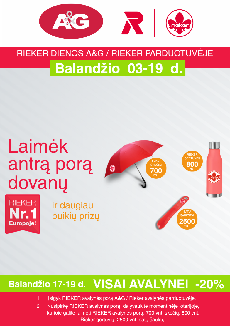 Laimėk antrą porą dovanų