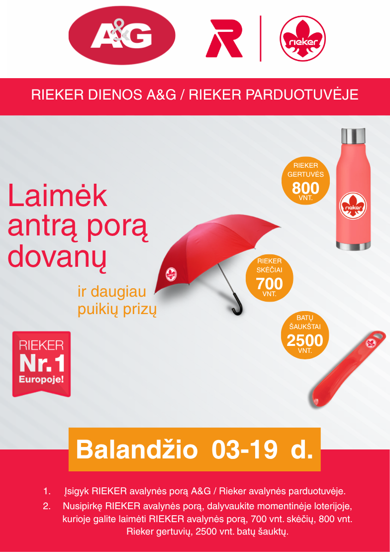 Laimėk antrą porą dovanų