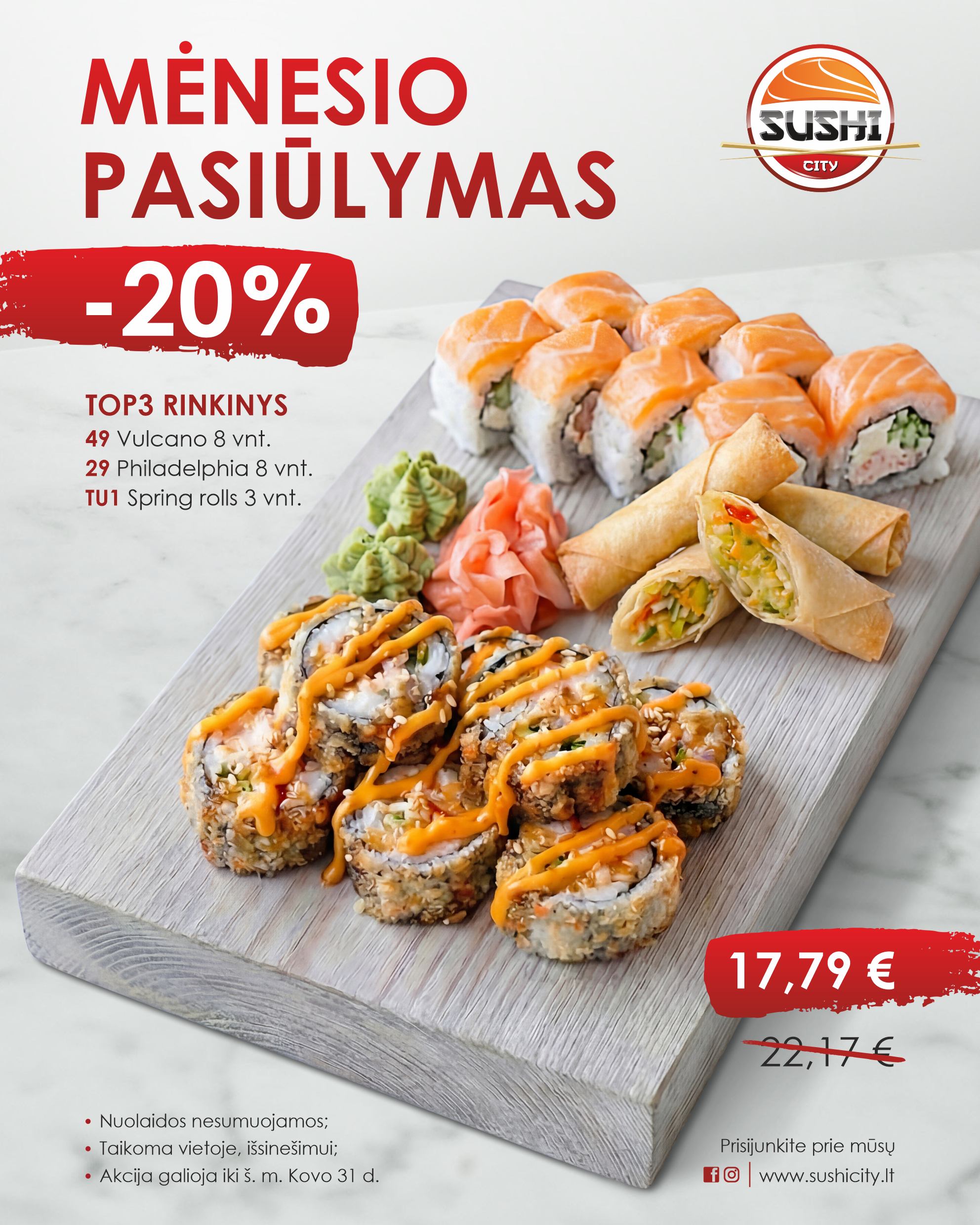 MĖNESIO PASIŪLYMAS