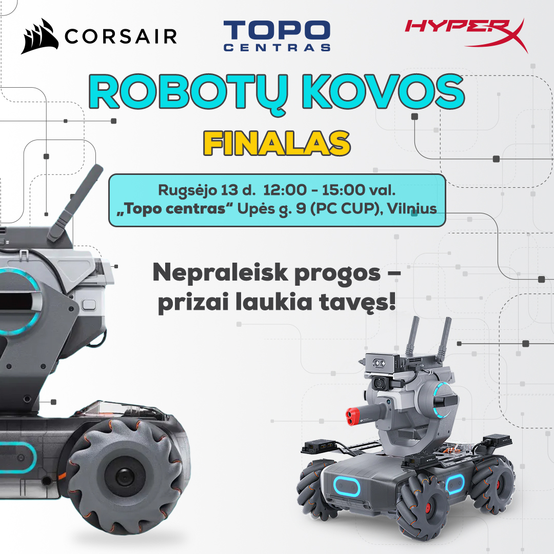 Robotų kovų FINALAS!