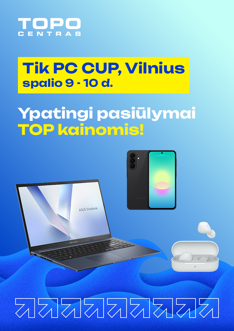 CUNAMIS siaučia ir „Topo centre“!