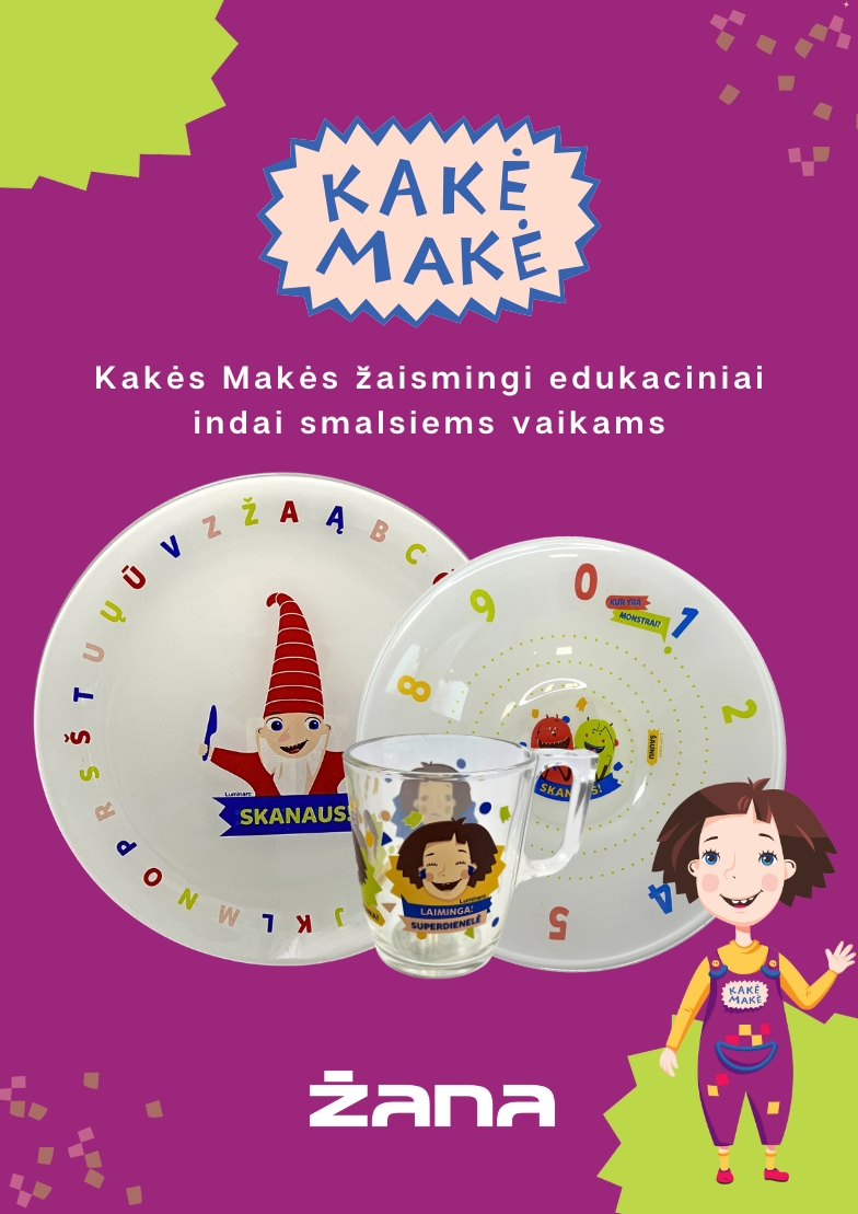 Kakės Makės žaismingi edukaciniai indai smalsiems vaikams!