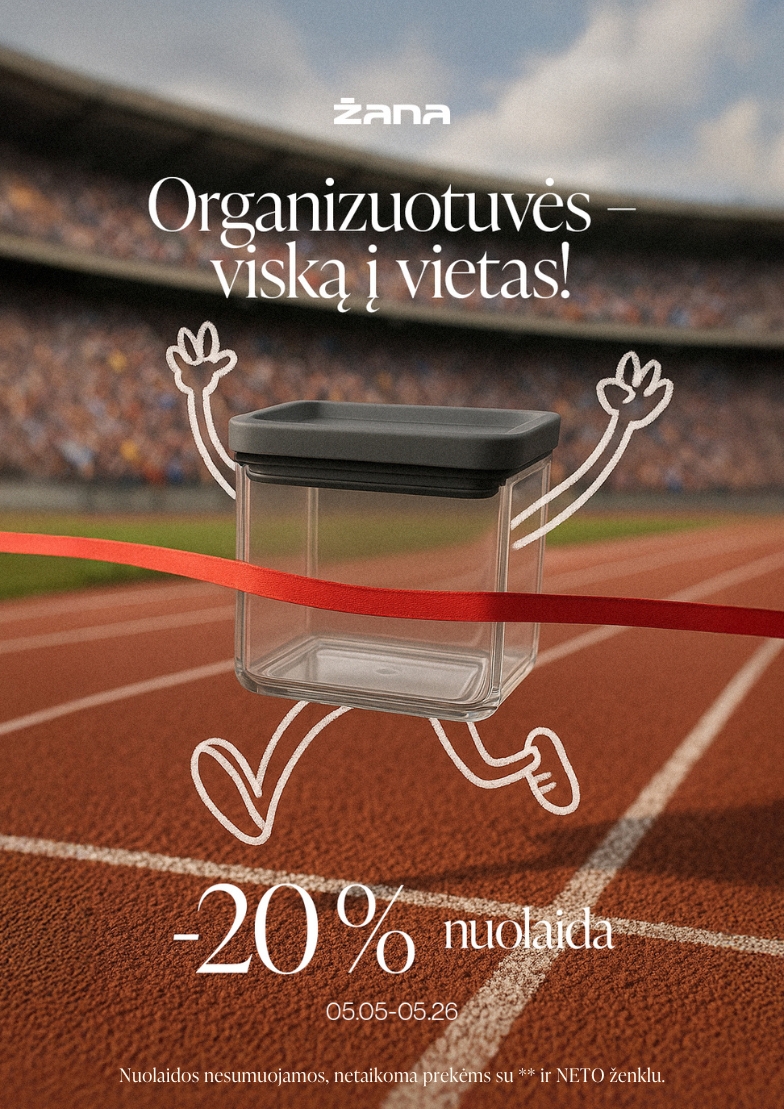 -20% nuolaida atrinktam asortimentui!