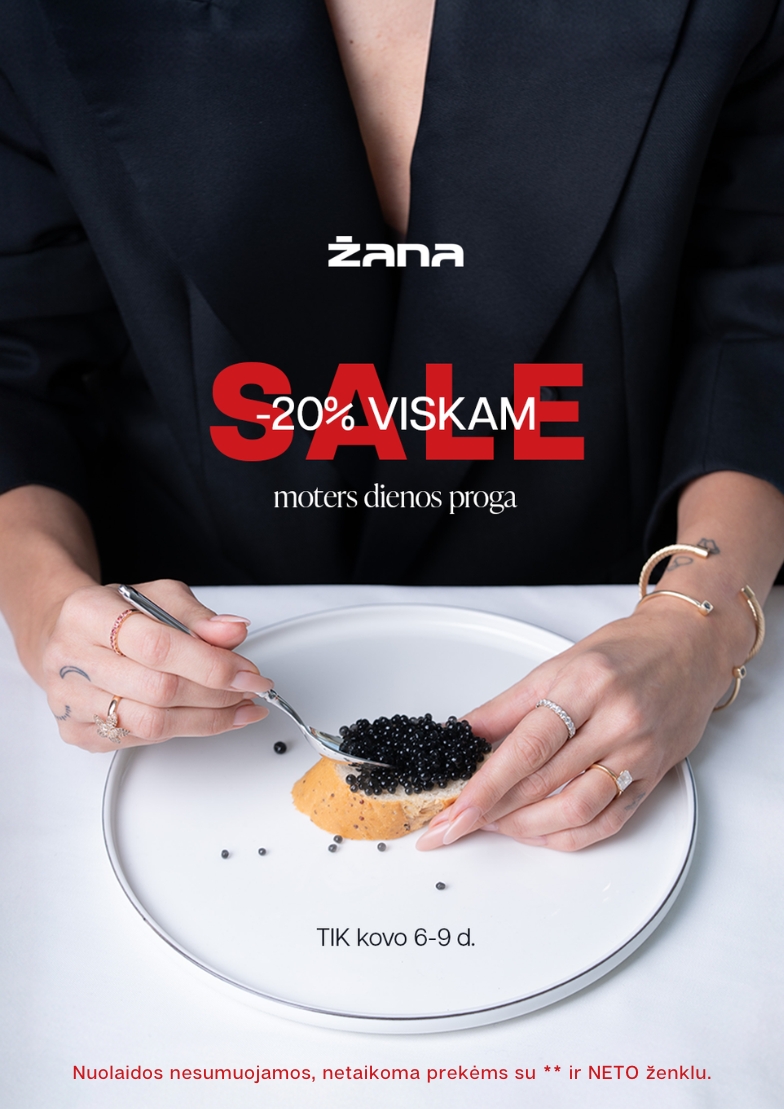 –20 % nuolaida VISKAM!