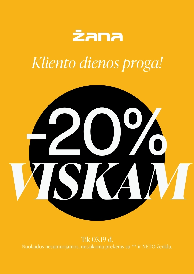 –20 % VISKAM!
