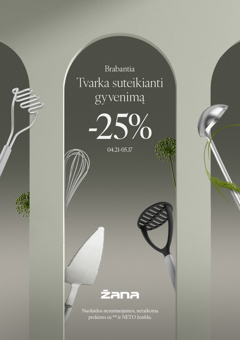 –25 % Brabantia asortimentui!