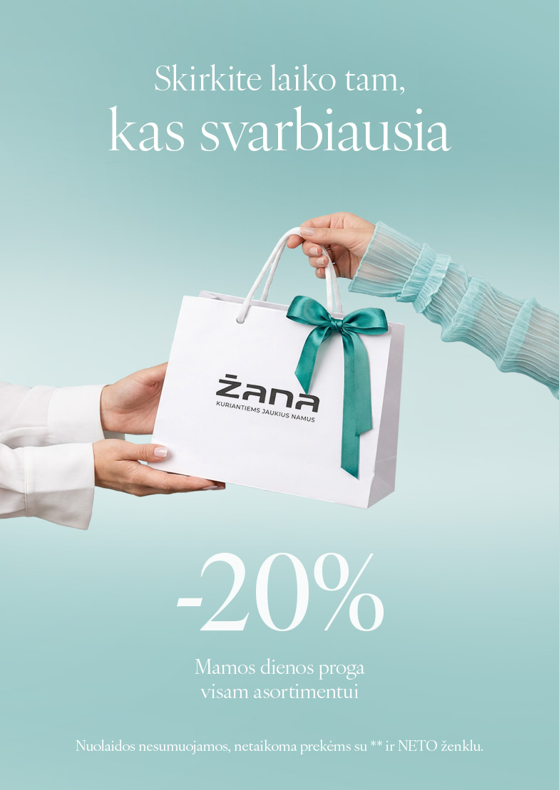 –20 % visam asortimentui!