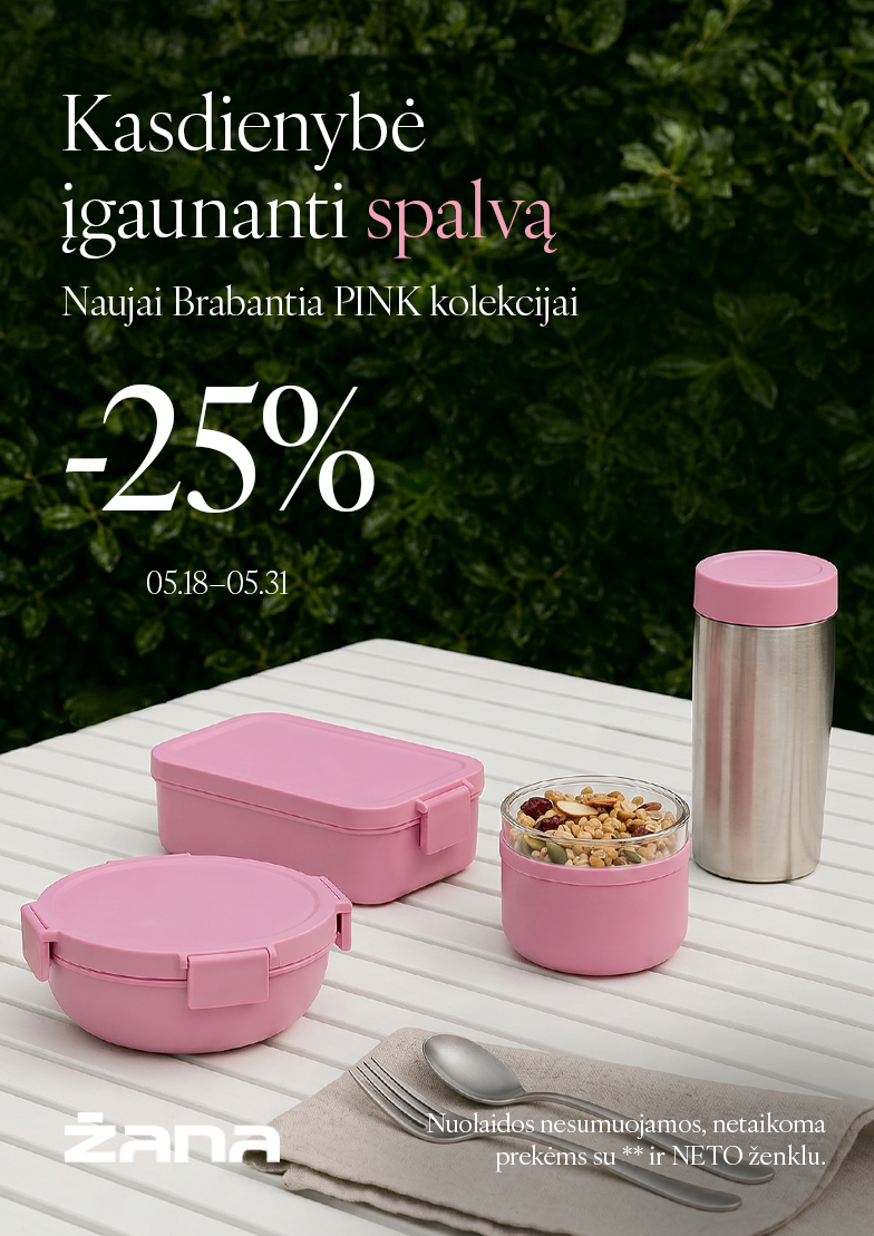 –25 % Brabantia naujienoms!
